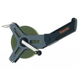 Rotella metrica mt.50 con impugnatura e nastro di acciaio