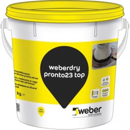 Weberdry pronto23 top guaina impermeabilizzante nero secchio kg 1