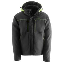 Giacca dynamic imbottita nero/nero taglia m giubbino con cappuccio