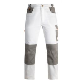 Pantalone paint industry bianco taglia xxl tessuto elasticizzato