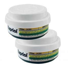2 filtri abek1p3 r per maschera twin fly