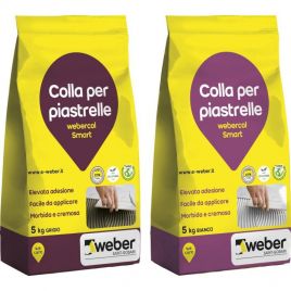 Webercol smart adesivo cementizio bianco sacco kg 5