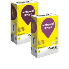 Webercol smart adesivo cementizio grigio sacco kg 25